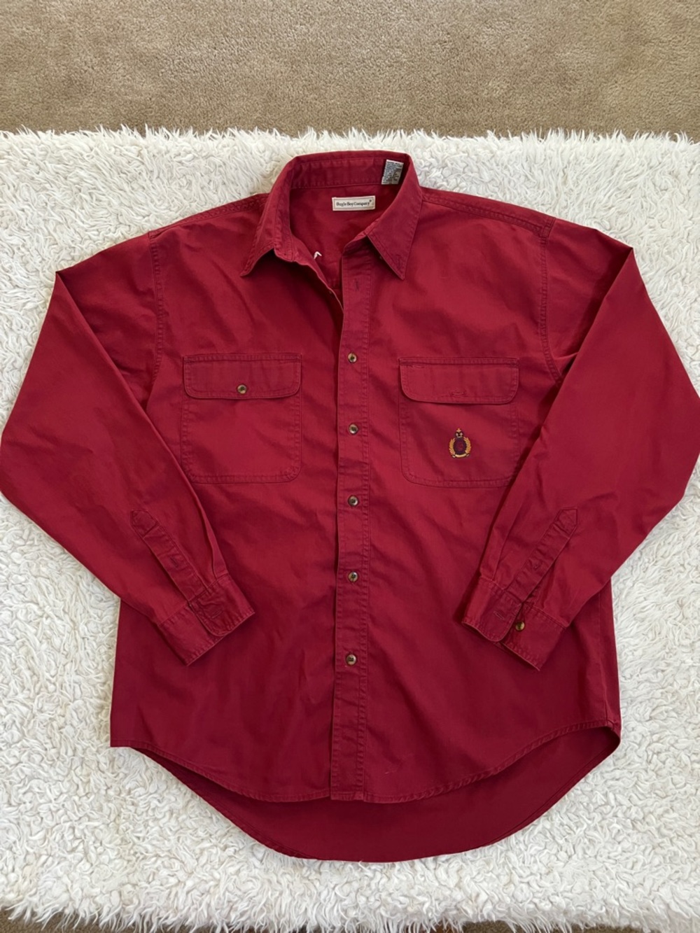 Bugle Boy Company Button Down Long-Sleeve Mens